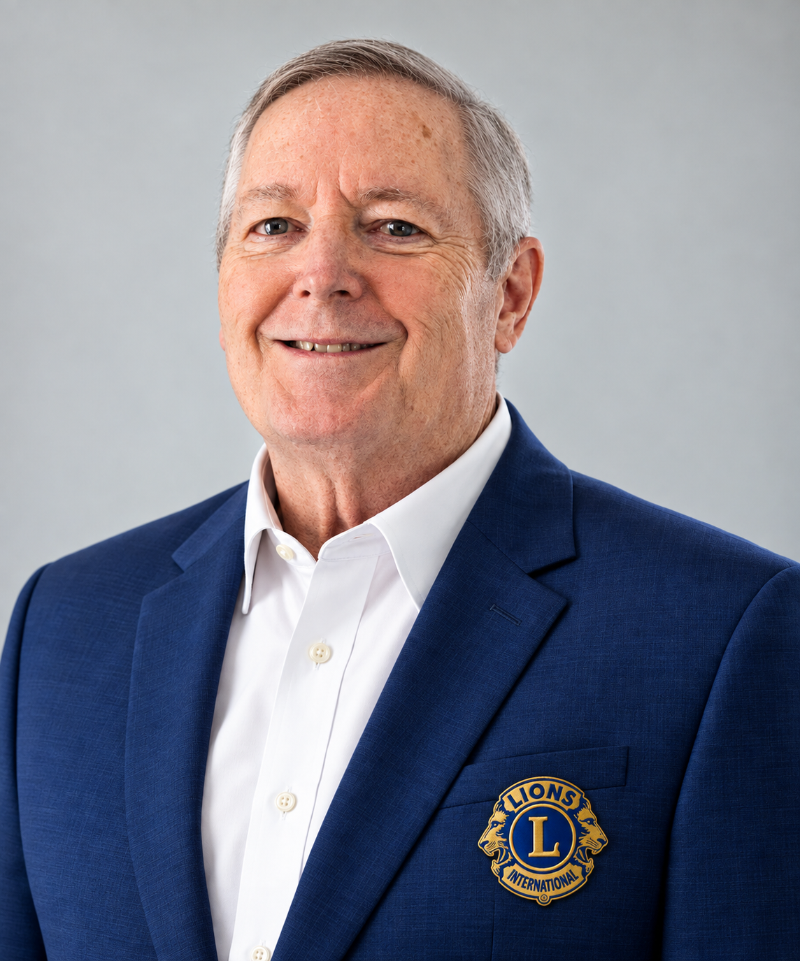 Dave Gundersen, President of Lexington Lions Club